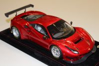 BBR Models 2016 Ferrari Ferrari 488 GT3 - ROSSO FUOCCO - Red Metallic