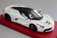 BBR Models 2014 Ferrari Ferrari LaFerrari - WHITE MATT - White Avus Matt