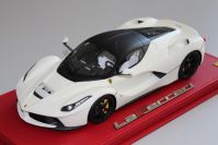 BBR Models 2014 Ferrari Ferrari LaFerrari - WHITE MATT - White Avus Matt