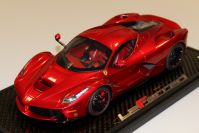 BBR Models  Ferrari Ferrari LaFerrari - RED METALLIC - L. Hamilton Red Metallic