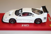 BBR Models  Ferrari Ferrari F40 LM - WHITE GLOSS / RED White