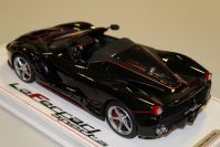 BBR Models 2016 Ferrari Ferrari LaFerrari Aperta - BLACK DAYTONA - Black