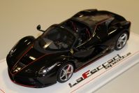 BBR Models 2016 Ferrari Ferrari LaFerrari Aperta - BLACK DAYTONA - Black