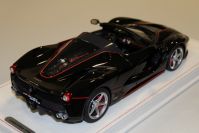 BBR Models 2017 Ferrari Ferrari LaFerrari Aperta - DAYTONA BLACK - Black Metallic