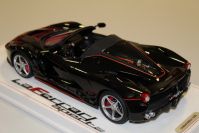 BBR Models 2017 Ferrari Ferrari LaFerrari Aperta - DAYTONA BLACK - Black Metallic
