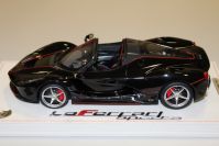 BBR Models 2017 Ferrari Ferrari LaFerrari Aperta - DAYTONA BLACK - Black Metallic