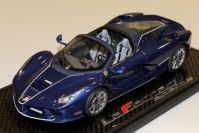 BBR Models  Ferrari #                       Ferrari LaFerrari Aperta - BLUE TOUR Blue Tour de France