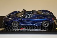 BBR Models  Ferrari #                       Ferrari LaFerrari Aperta - BLUE TOUR Blue Tour de France