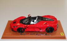 BBR Models  Ferrari Ferrari LaFerrari Aperta - ROSSO CORSA / PR Rosso Corsa