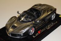 BBR Models 2016 Ferrari Ferrari LaFerrari Aperta - IRON GREY - Iron Grey Metallic