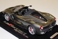 BBR Models 2016 Ferrari Ferrari LaFerrari Aperta - IRON GREY / DISPLAY - Iron Grey Metallic