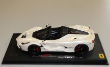 BBR Models 2016 Ferrari Ferrari LaFerrari Aperta - ITALIA WHITE / P White