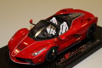 BBR Models  Ferrari LaFerrari Aperta - ENZO RED MET  - Red Metallic