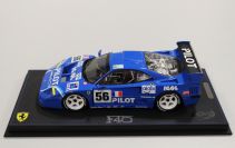 BBR Models  Ferrari Ferrari F40 LM GTE - 24h Le Mans #56 - Blue