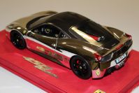 BBR Models 2009 Ferrari Ferrari 458 ITALIA - CHROME / CARBON - Chrome / Carbon Fibre