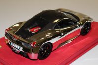 BBR Models 2009 Ferrari Ferrari 458 ITALIA - CHROME / CARBON - Chrome / Carbon Fibre