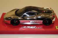 BBR Models 2009 Ferrari Ferrari 458 ITALIA - CHROME / CARBON - Chrome / Carbon Fibre