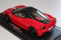 BBR Models 2009 Ferrari Ferrari 458 Italia - F1 RED METALLIC - ITALIA FLAG - Red F1