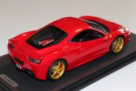 BBR Models 2009 Ferrari Ferrari 458 Italia - F1 PEARL RED MET - F1 Red