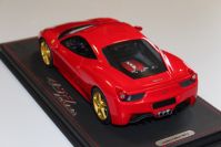 BBR Models 2009 Ferrari Ferrari 458 Italia - F1 PEARL RED MET - F1 Red