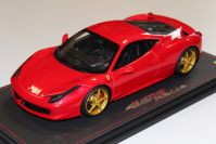 BBR Models 2009 Ferrari Ferrari 458 Italia - F1 PEARL RED MET - F1 Red