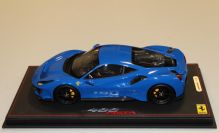 BBR Models  Ferrari Ferrari 488 PISTA - AZZURO DINO - Blue