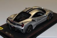 BBR Models  Ferrari Ferrari 488 Pista - GRIGIO MET GENEVA - Grey Metallic