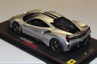 BBR Models  Ferrari Ferrari 488 Pista - GRIGIO MET GENEVA - Grey Metallic