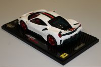 BBR Models  Ferrari Ferrari 488 PISTA - ONE OFF GUCCI VERSION - CARBON #4/4 White / Green