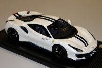 BBR Models  Ferrari Ferrari 488 PISTA - PEARL WHITE - Pearl White