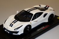 BBR Models  Ferrari Ferrari 488 PISTA - PEARL WHITE - Pearl White