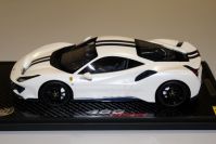 BBR Models  Ferrari Ferrari 488 PISTA - PEARL WHITE - Pearl White