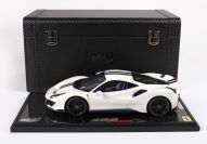 BBR Models  Ferrari Ferrari 488 PISTA - PEARL WHITE - Pearl White