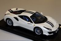 BBR Models  Ferrari Ferrari 488 Pista - BIANCO ITALIA MET - 32/32 White