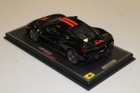 BBR Models  Ferrari Ferrari 488 PISTA - BLACK METALLIC - Black Metallic