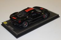 BBR Models  Ferrari Ferrari 488 PISTA - BLACK METALLIC - Black Metallic