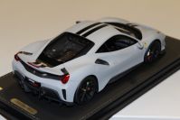 BBR Models  Ferrari Ferrari 488 PISTA - JET GREY MATT - Red Matt