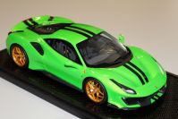 BBR Models  Ferrari Ferrari 488 Pista - MICA GREEN METALLIC - #00/20 Green Metallic