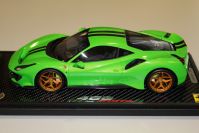 BBR Models  Ferrari Ferrari 488 Pista - MICA GREEN METALLIC - #00/20 Green Metallic