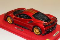 BBR Models  Ferrari Ferrari 488 Pista - PEARL RED MET - Red Metallic