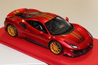 BBR Models  Ferrari Ferrari 488 Pista - PEARL RED MET - Red Metallic