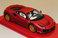 BBR Models  Ferrari Ferrari 488 Pista - SOFT RED - #10/ Soft Metallic Red