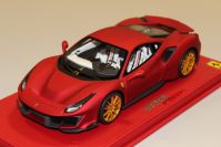 BBR Models  Ferrari Ferrari 488 Pista - SOFT RED - #10/ Soft Metallic Red