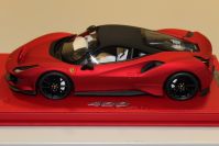 BBR Models  Ferrari Ferrari 488 Pista - SOFT RED / BLACK - Soft Metallic Red