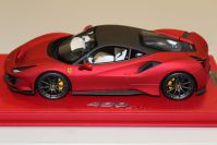 BBR Models  Ferrari Ferrari 488 Pista - SOFT RED / TITANIUM - Soft Metallic Red