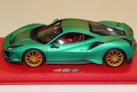 BBR Models  Ferrari Ferrari 488 Pista - SOFT GREEN - Green Matt