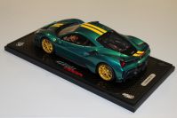 BBR Models  Ferrari Ferrari 488 Pista - GREEN JEWEL - Grey Metallic