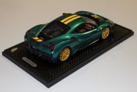 BBR Models  Ferrari Ferrari 488 Pista - GREEN JEWEL - Grey Metallic