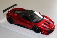 BBR Models  Ferrari Ferrari 488 Challenge - ROSSO FUOCCO / CARBON Red Metallic / Carbon