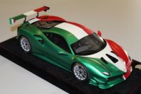 BBR Models  Ferrari Ferrari 488 Challenge - ITALIA MATT - #1/2 Red / White / Green